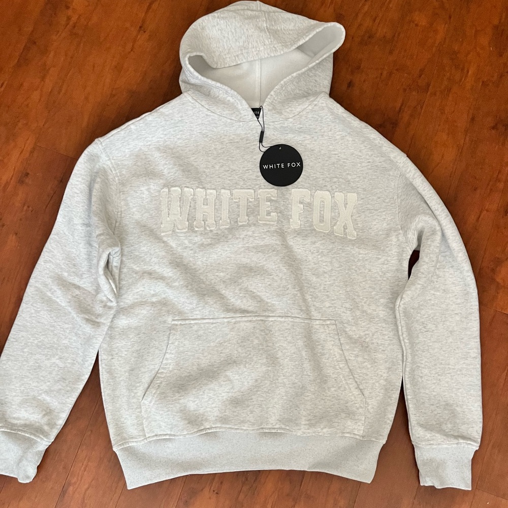 white fox hoodie